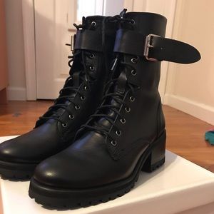 Steve Madden Griffin Leather Boots Size 7